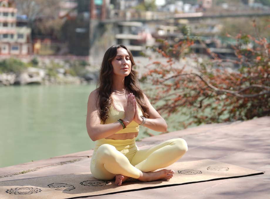 Teaching practice session at Avatar Yoga School, Rishikesh