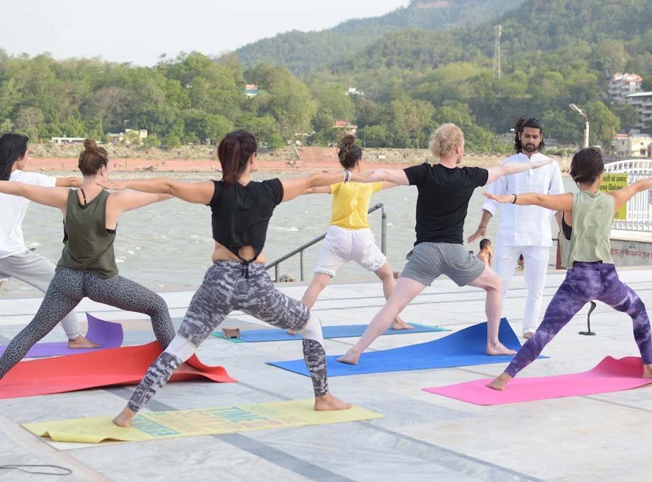 Group of yoga teacher training students at Avatar Yoga School